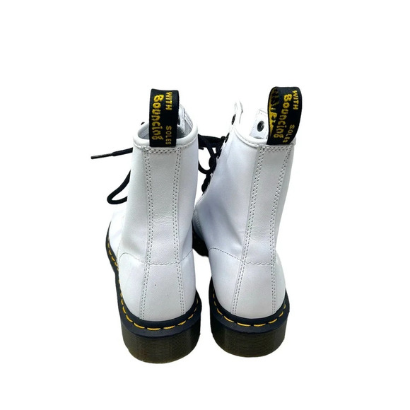 Dr. Martens 1460 Smooth Leather Lace-Up Boots White‎ Size US 7 - Picture 6 of 9